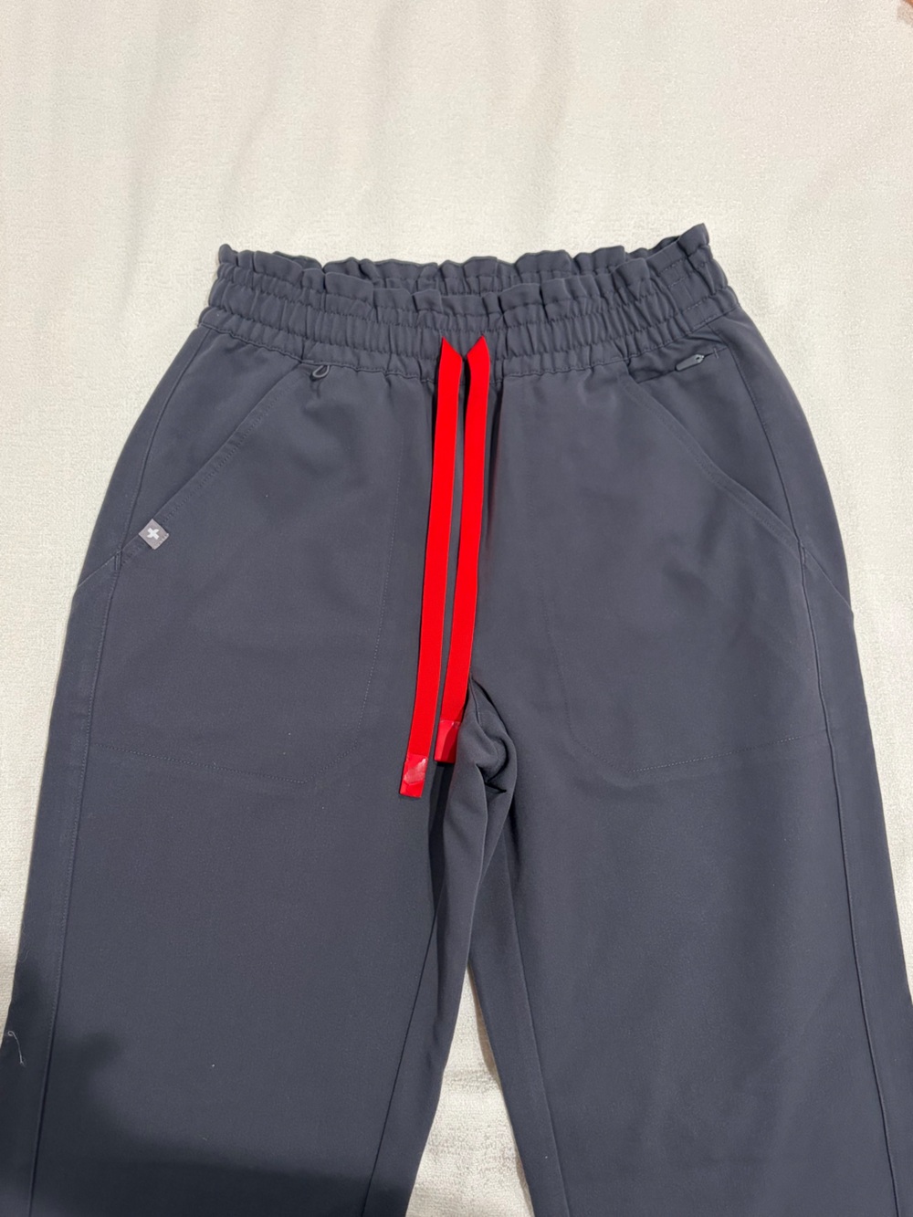 Figs Charcoal XS Davia scrub pants